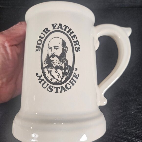 Your Father's Mustache Mug Stein New Orleans Bourbon Street EUC - Picture 6 of 9